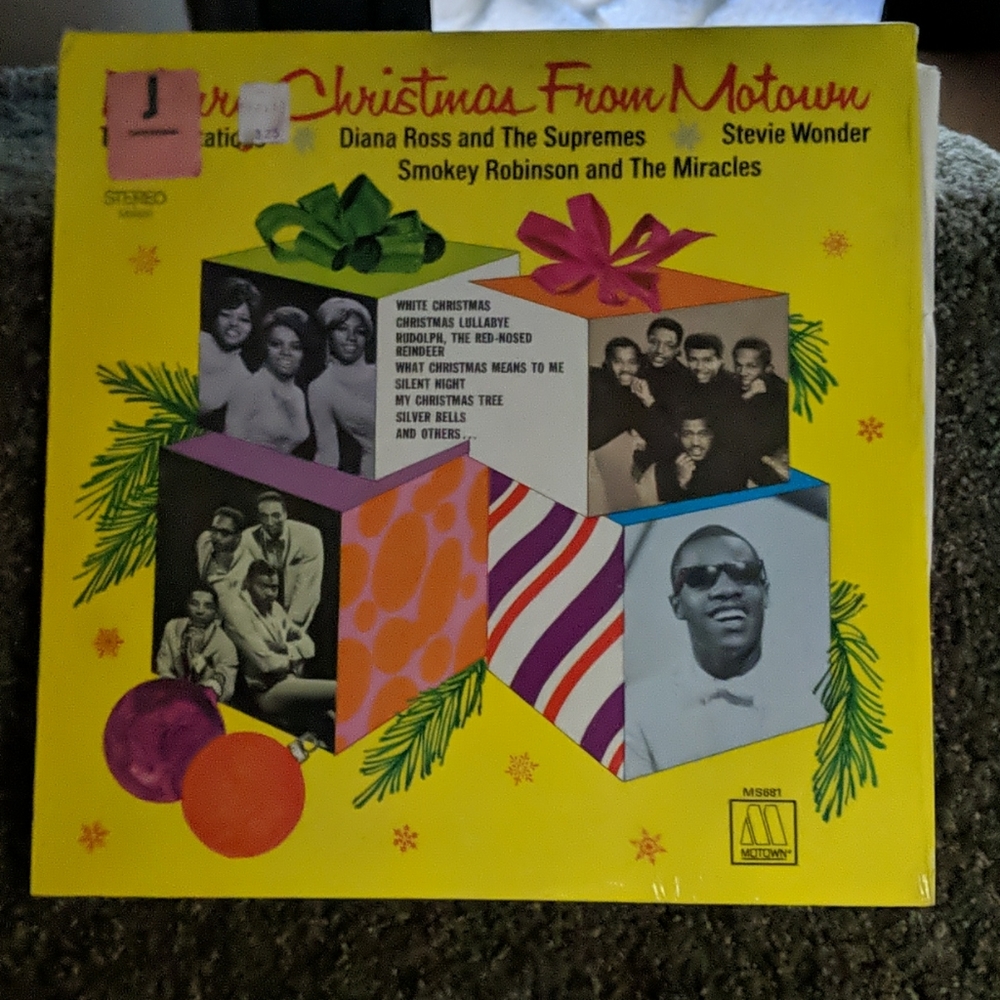 Vintage Rare Christmas from Motown vinyl record